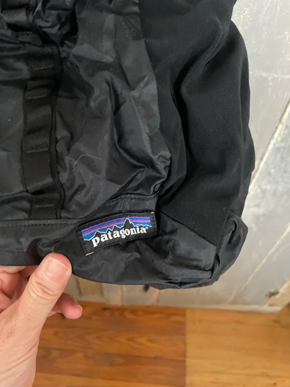 Patagonia Black Ultralight Packable 20L Backpack